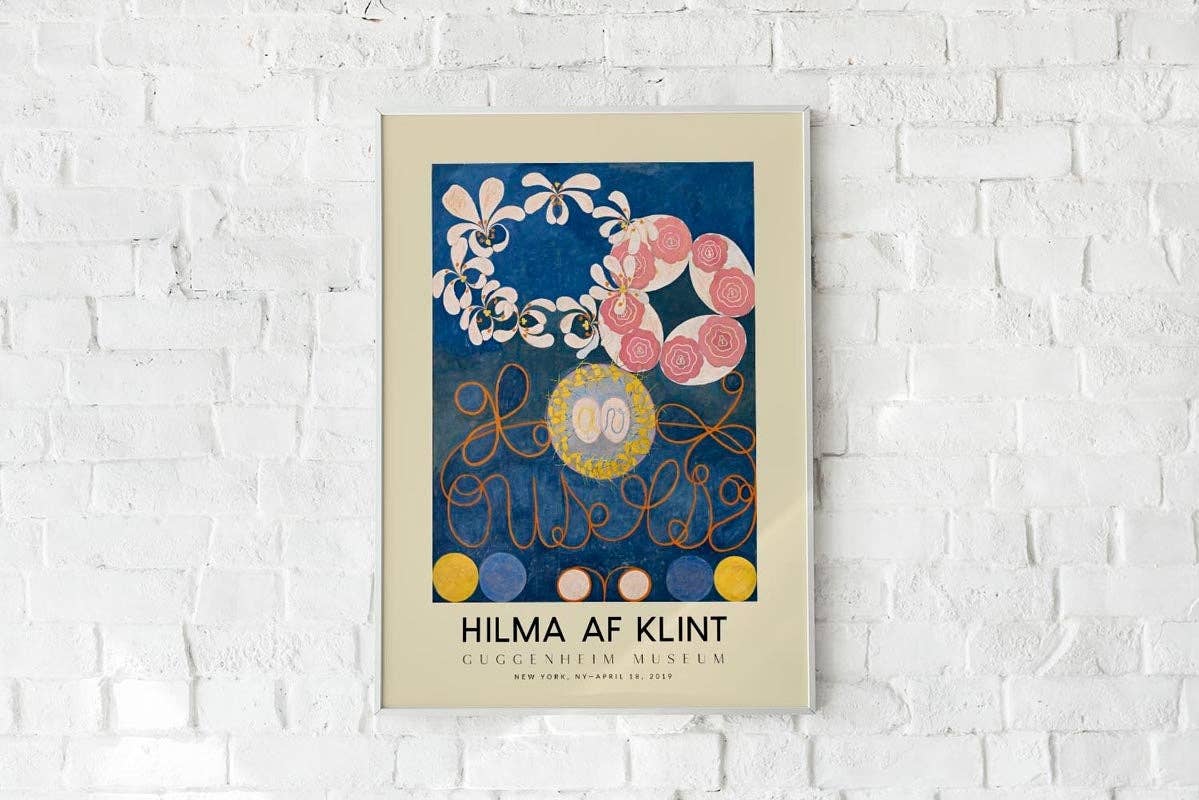 Hilma Af Klint Guggenheim Exhibition Poster
