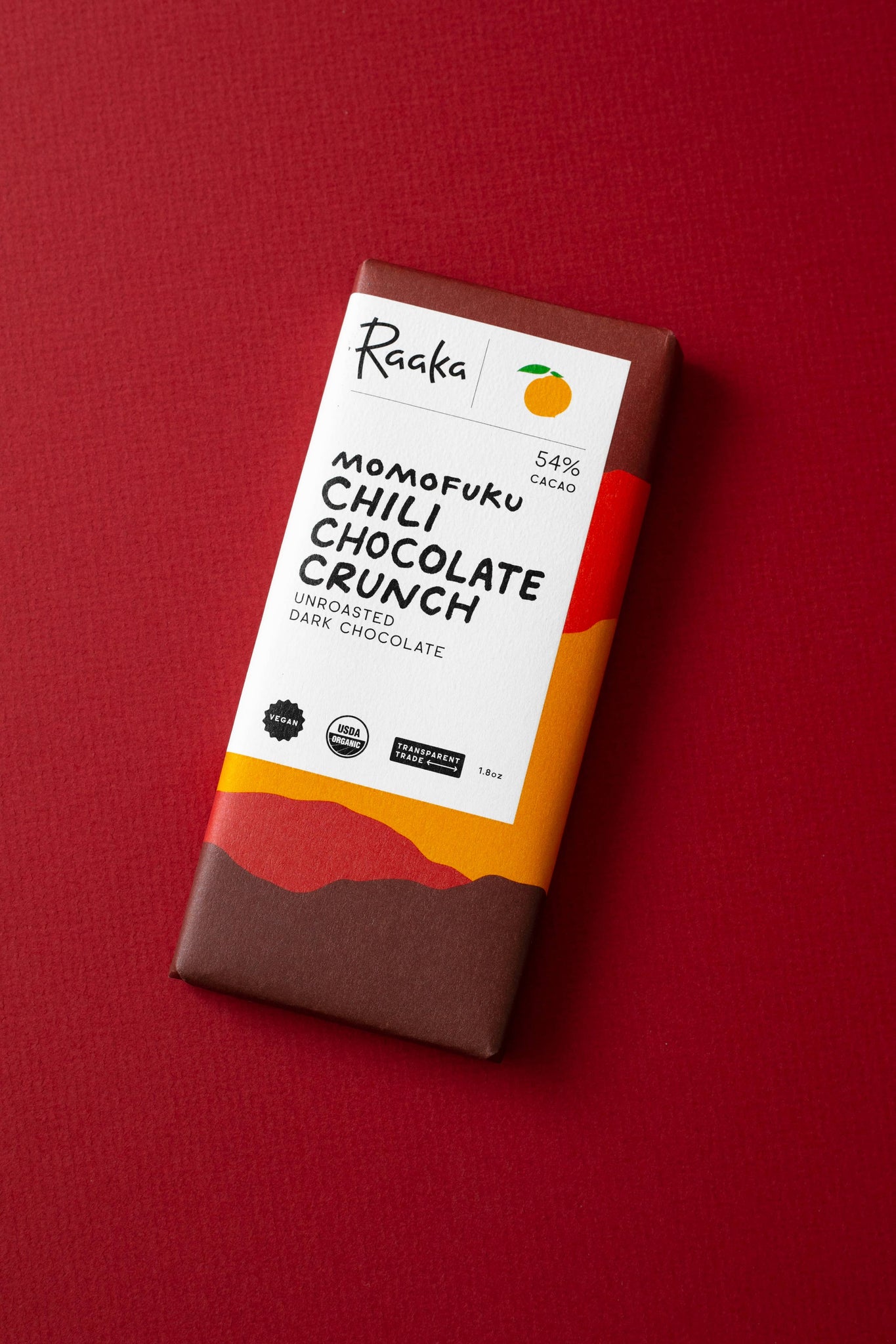 Raaka x Momofuku Chili Chocolate Crunch Bar - Limited Batch