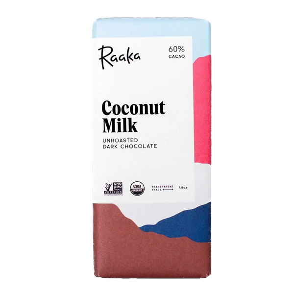 Raaka  60% Coconut Milk Chocolate Bar