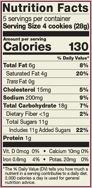 In Stock Nov 1: Fancypants Baking Co. GF Chocolate Chip Cookies