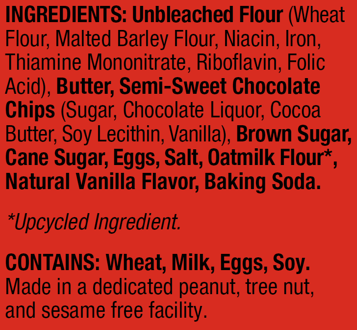 In Stock Nov 1: Fancypants Baking Co. Chocolate Chip Cookies