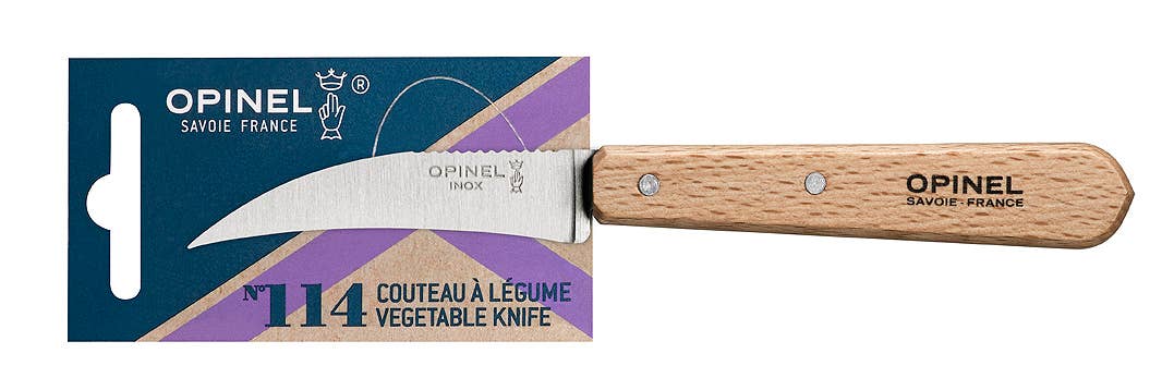"Les Essentiels" Small Kitchen Knife Collection: Tangerine / Serrated
