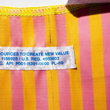 School Tie Fabric Bag: Red x Light Blue