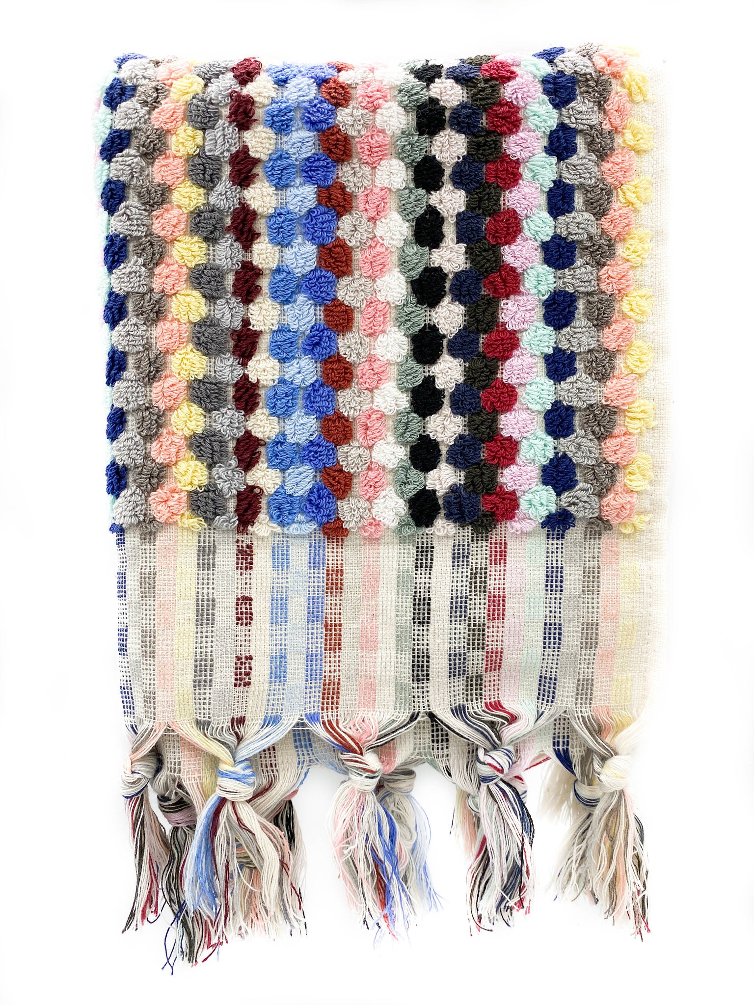 Super Soft Turkish Cotten Terry Hand Towel  - Rainbow