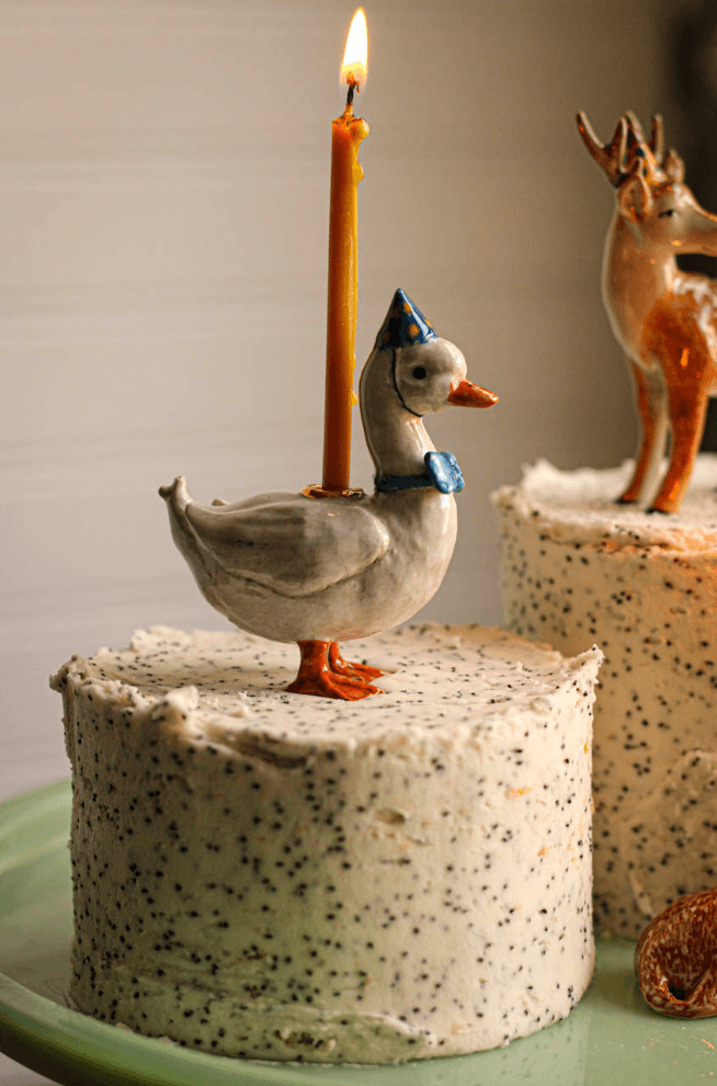 Blue Goose Cake Topper