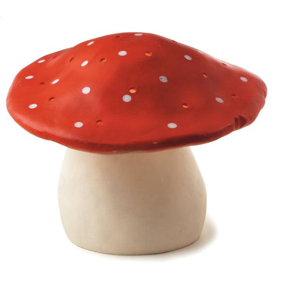 Medium and Large Red Mushroom Lamp