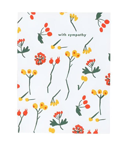 Berry Sympathy Card