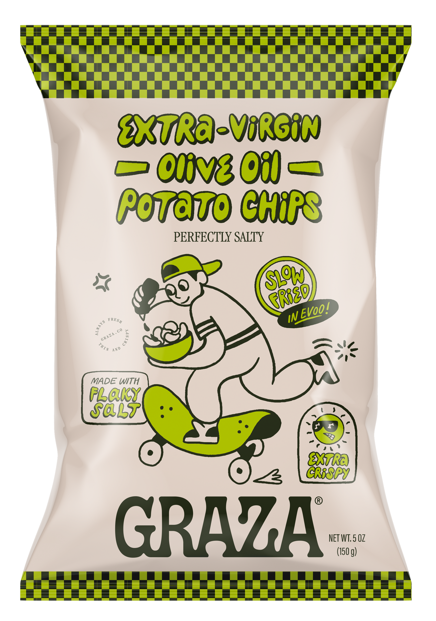 Coming Soon: Graza's Perfectly Salty Chips Fried in EVOO
