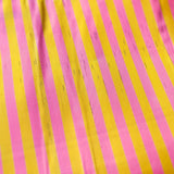 School Tie Fabric Bag: Red x Light Blue