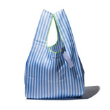 School Tie Fabric Bag: Red x Light Blue