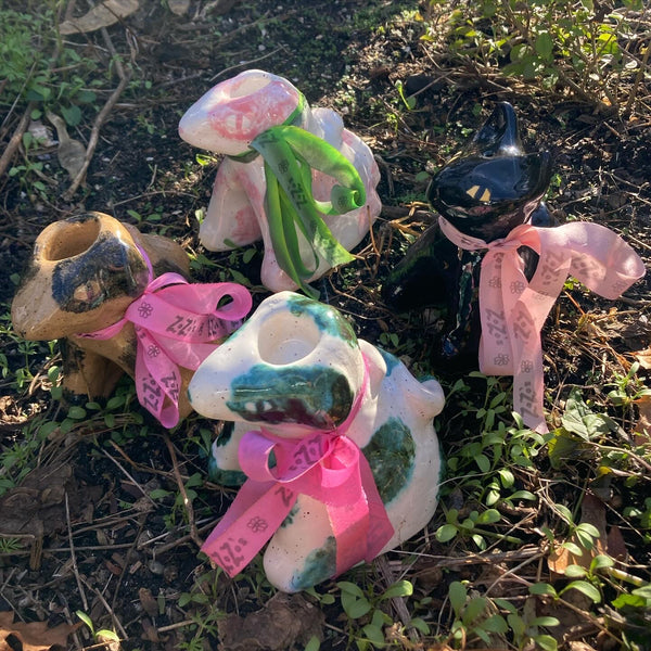 Ceramic Candle and Incense holders by ZoZo's General