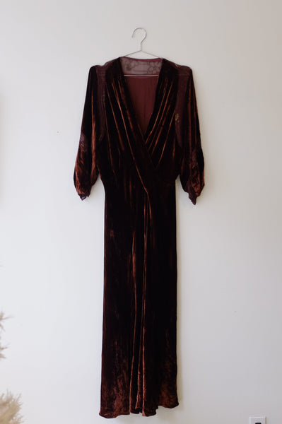 Vintage Velvet Dress