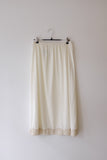 Vintage Off-white Half Slip