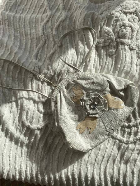 Vintage White Purse