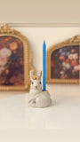 Preorder: Royal White Rabbit Cake Topper - Allow two weeks for delivery