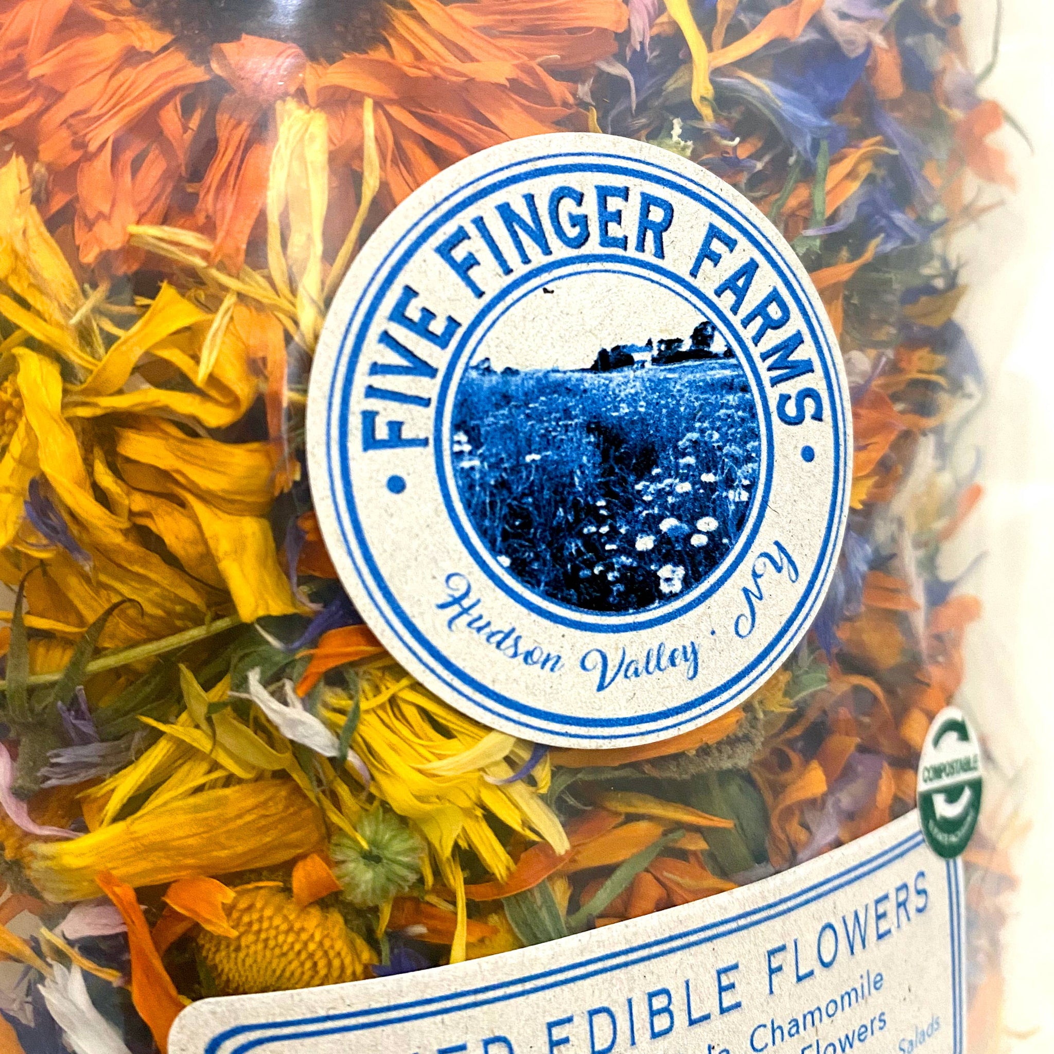 Edible Flowers - Real & Natural Dried Flowers Garnish: 5g Pouch
