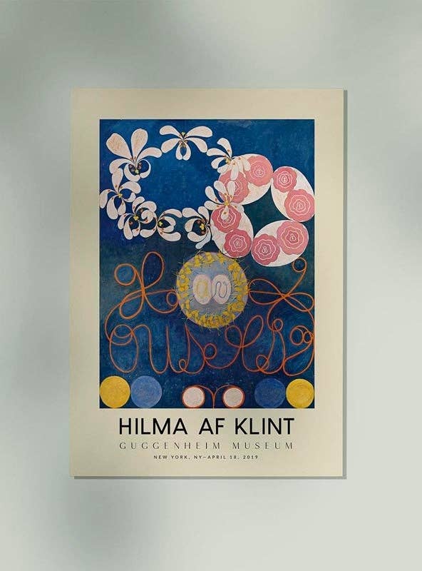 Hilma Af Klint Guggenheim Exhibition Poster