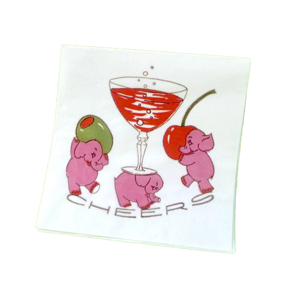 CHEERS cocktail napkins