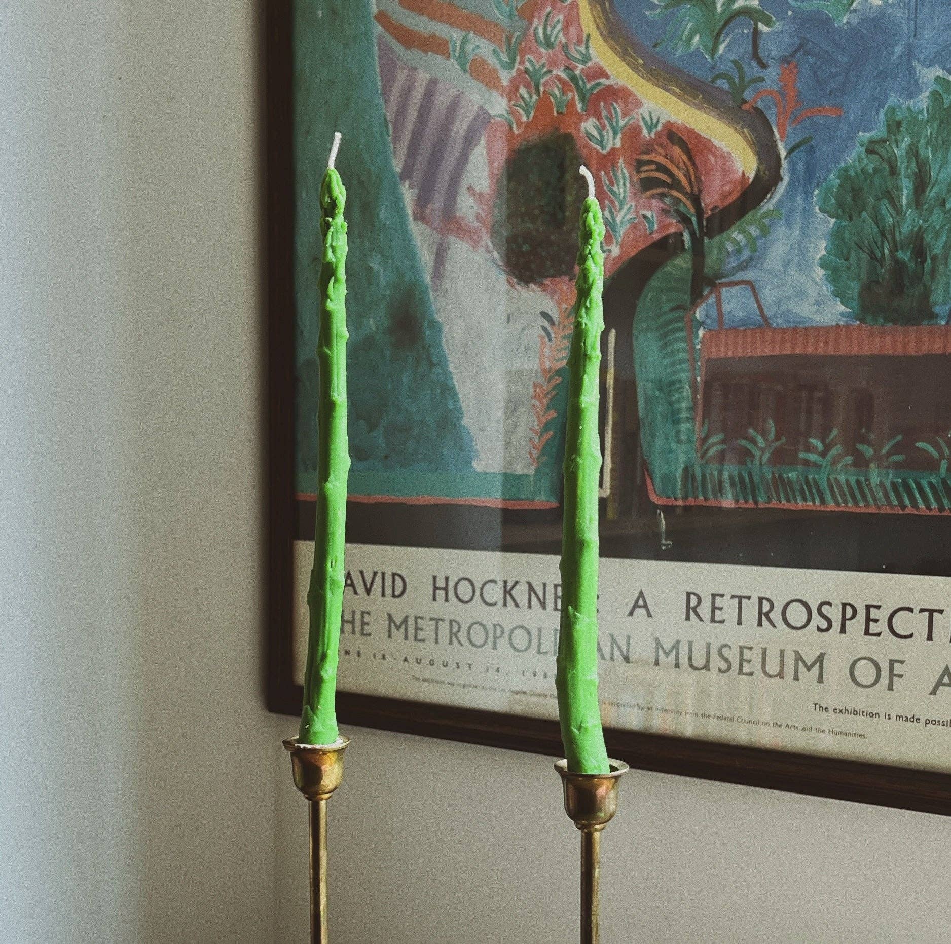 Asparagus Candles (Sold by the Pair)