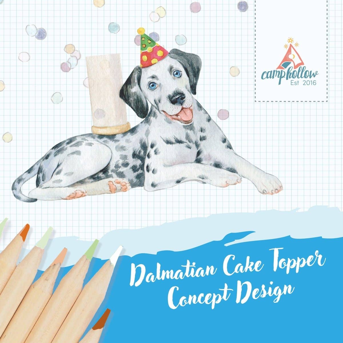 Preorder: Dalmatian Cake Topper