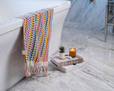 Preorder: Super Soft Turkish Cotton Terry Hand Towel  - Rainbow