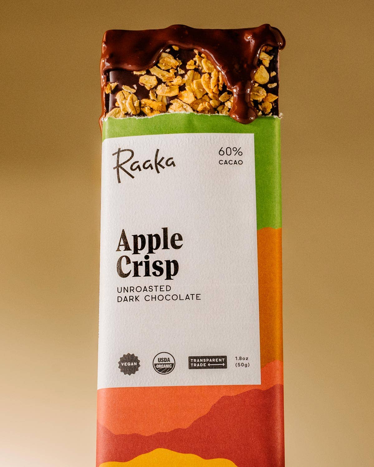 Raaka  Apple Crisp Chocolate Bar - 60% Cacao