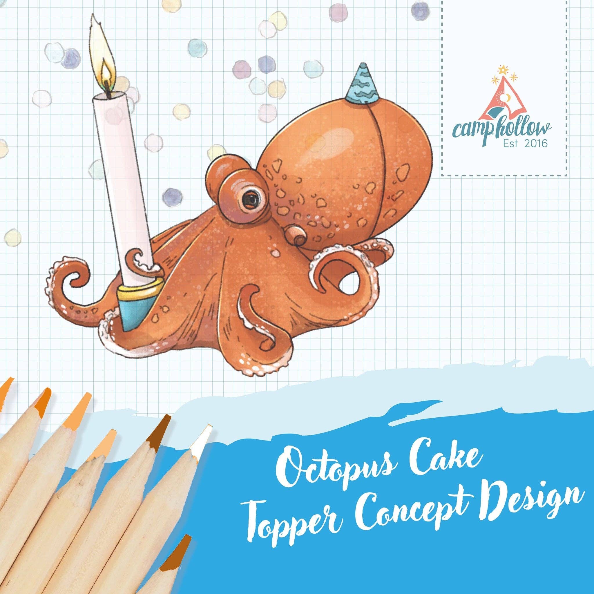 Octopus Cake Topper