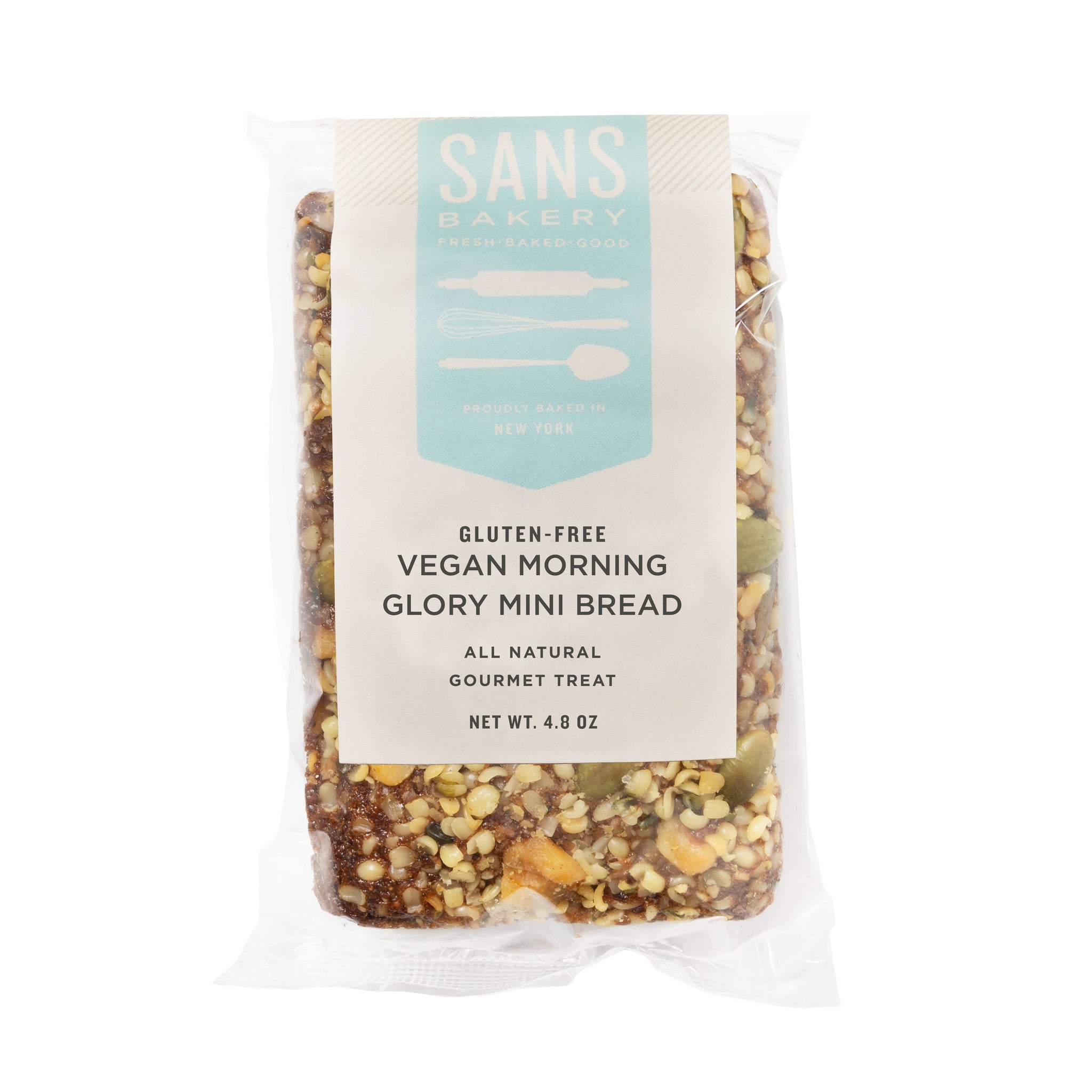 Sans Bakery Morning Glory Bread (Vegan and Gluten-free!)