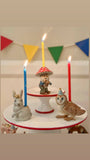 Preorder: Royal White Rabbit Cake Topper - Allow two weeks for delivery