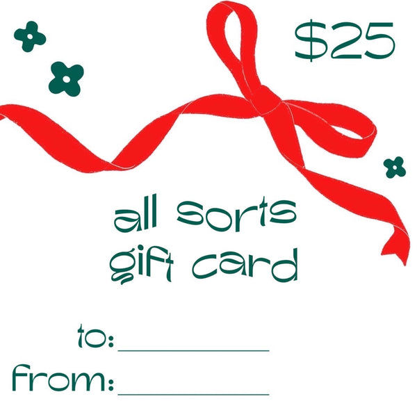 all sorts gift card