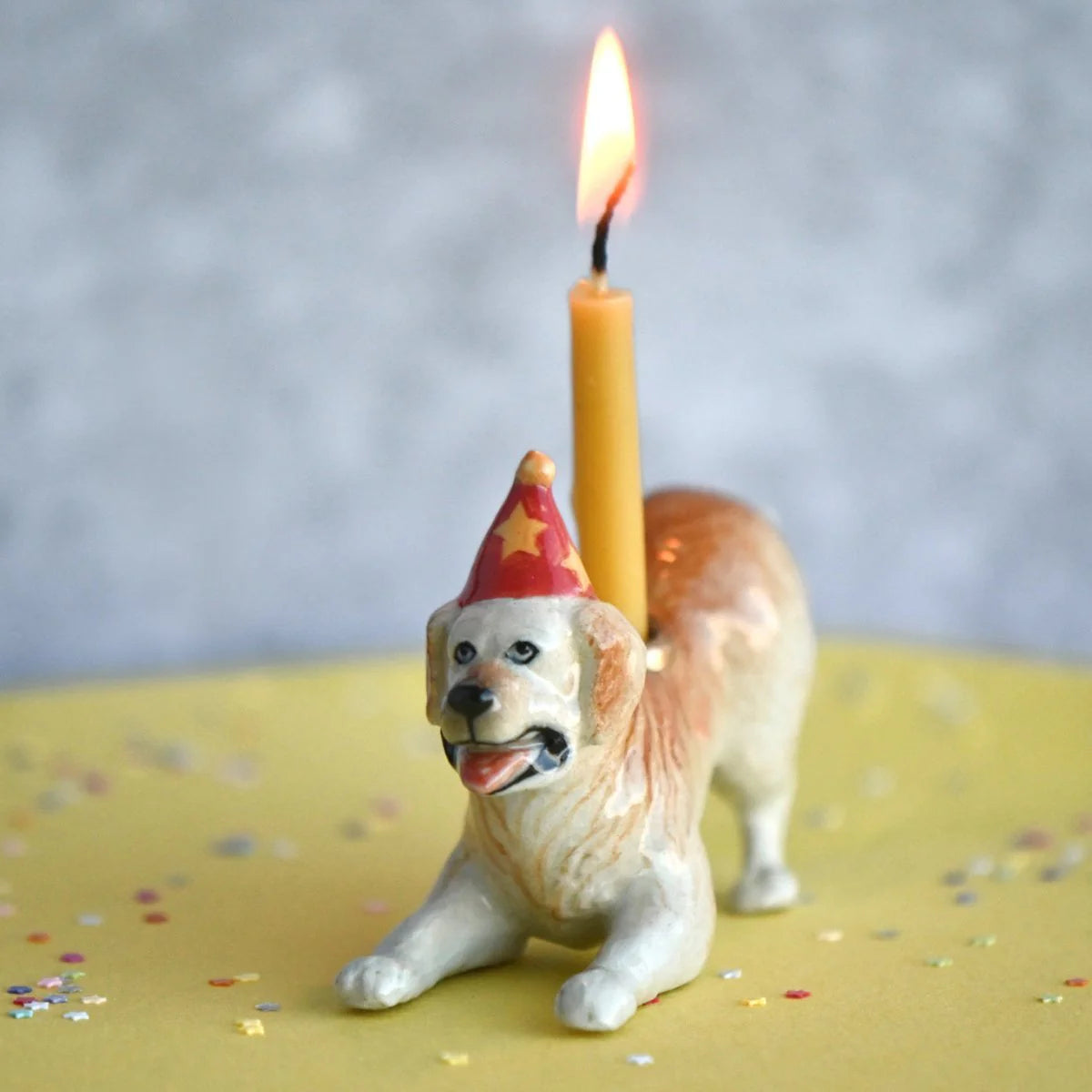 In Stock by Oct 1: Golden Retriever Cake Topper