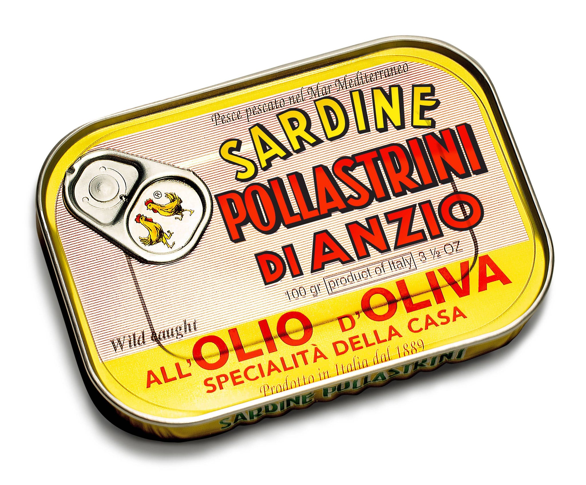 Pollastrini Sardines in Olive Oil