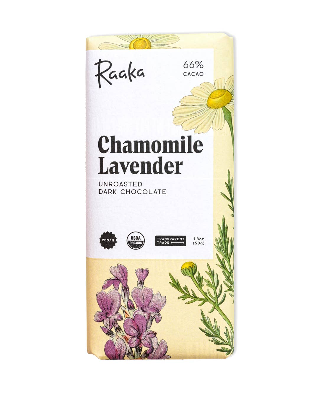 Raaka 66% Chamomile Lavender Bar - Spring Easter Limited