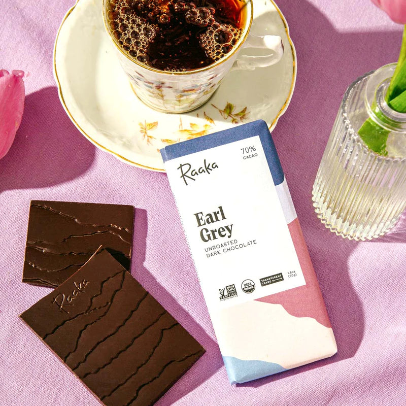 Raaka Earl Grey Chocolate Bar