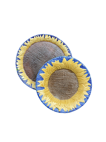 vintage MoMA sunflower plates