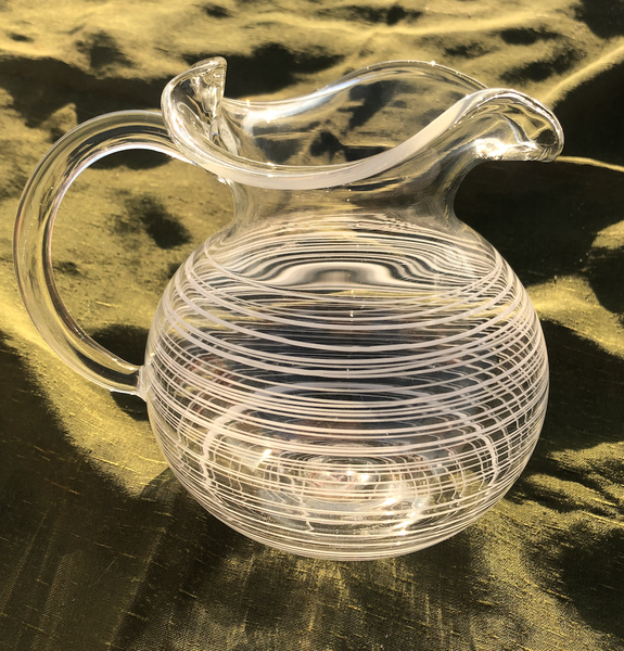 VIETRI swirl three-spout pitcher - handcrafted in Italy
